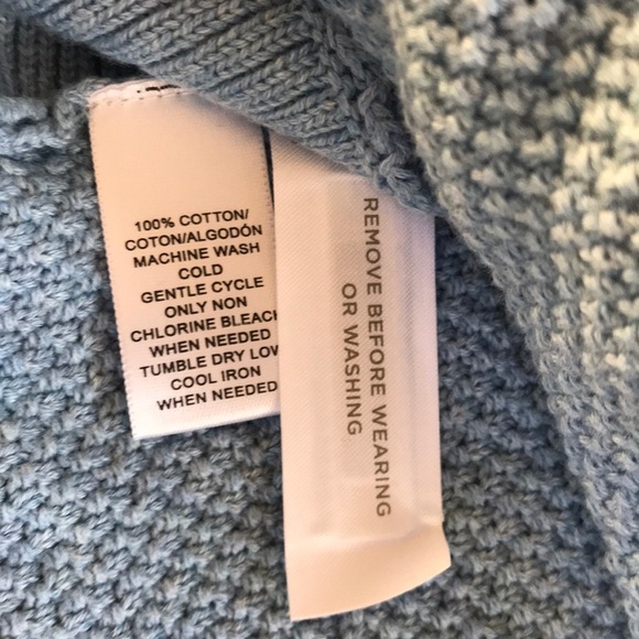 NWT! LOFT cornflour blue size M crew sweater - Picture 5 of 8